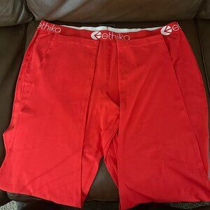 Ethika WOMENS LEGGINGS Modal - Red Machine - NWT